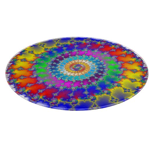 Planche À Découper Fractale psychédélique (Coin)