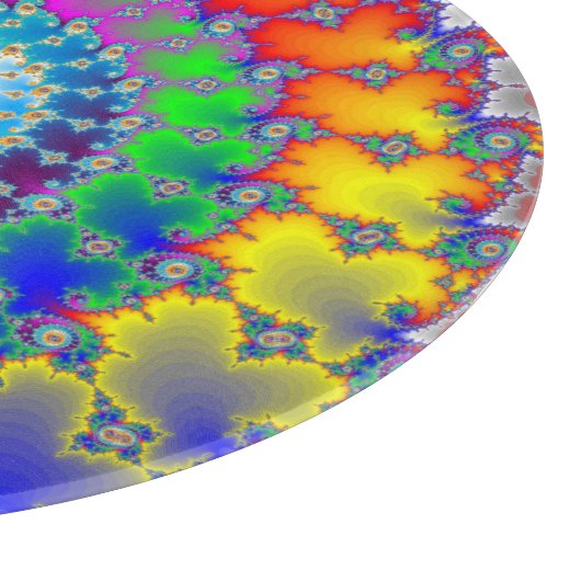 Planche À Découper Fractale psychédélique (Coin)