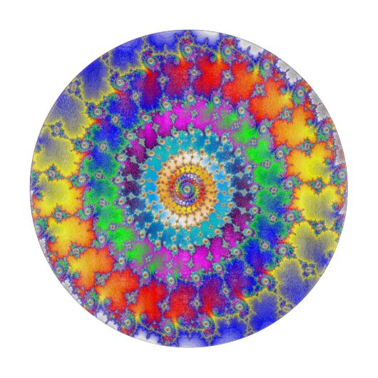 Planche À Découper Fractale psychédélique (Devant)