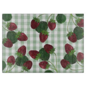 Planche À Découper Fraise Et Lampe En vichy (Devant)