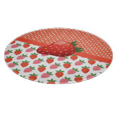 Planche À Découper Fraise juteuse colorée (Coin)