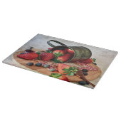 Planche À Découper Fraises Blueberries Fruits et sucreries (Coin)