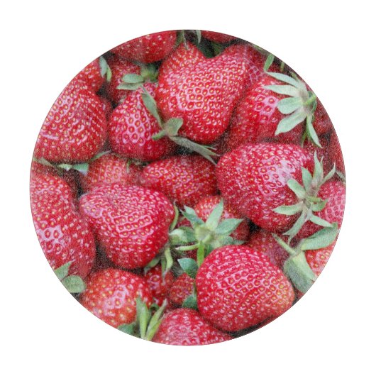 Planche À Découper fraises fraîches (Devant)