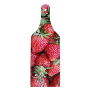 Planche À Découper fraises fraîches