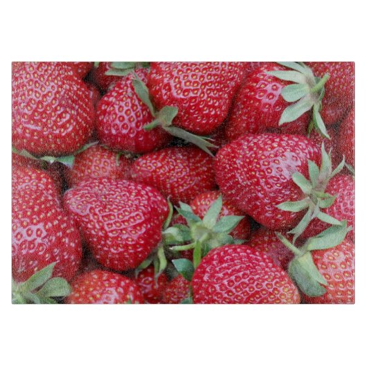 Planche À Découper fraises fraîches (Devant)