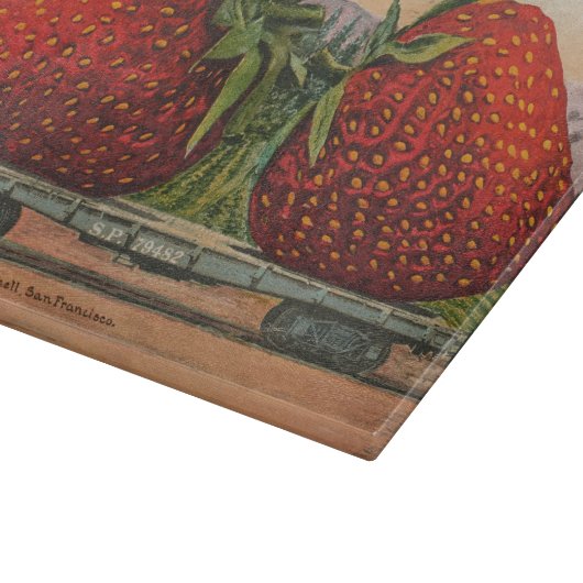Planche À Découper Fraises Géant Antique Fruit Amusement (Coin)