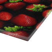Planche À Découper Fraises/Planche à découper décorative en verre (Coin)