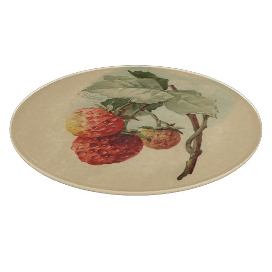 Planche À Découper Fraises vintages (Coin)
