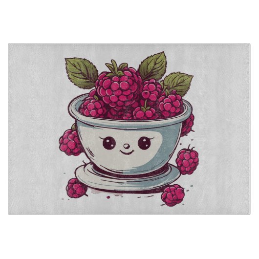 PLANCHE À DÉCOUPER FRAMBOISE MIGNONNE (Devant)