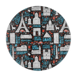 Planche À Découper France Motif des symboles