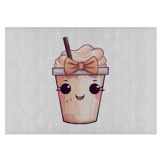 Planche À Découper Frappe Kawaii Smiling (Devant)