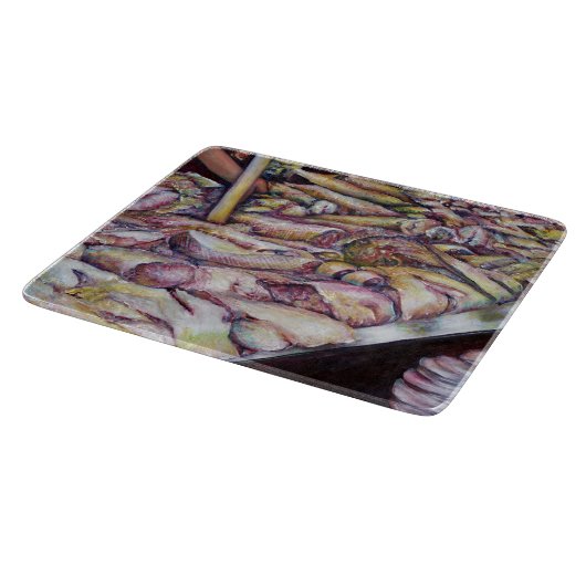 Planche À Découper Fraterniser avec du poisson frais (Coin)