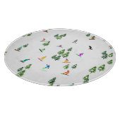 Planche À Découper Freeride Snowboarder Illustration de snowboard (Coin)