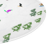 Planche À Découper Freeride Snowboarder Illustration de snowboard (Coin)