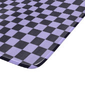 Planche À Découper French lilac checkerboard pattern (Coin)