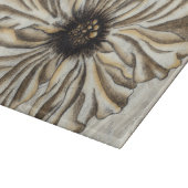 Planche À Découper Fresque de Flowerhead sur l'arrière - plan (Coin)