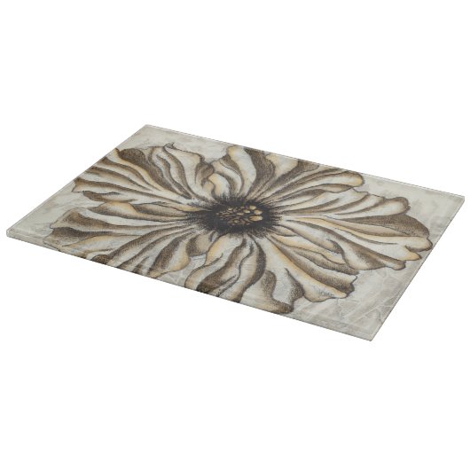 Planche À Découper Fresque de Flowerhead sur l'arrière - plan (Coin)