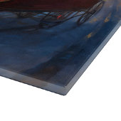 Planche À Découper Frise de Bichon Frise Festin de Noël (Coin)