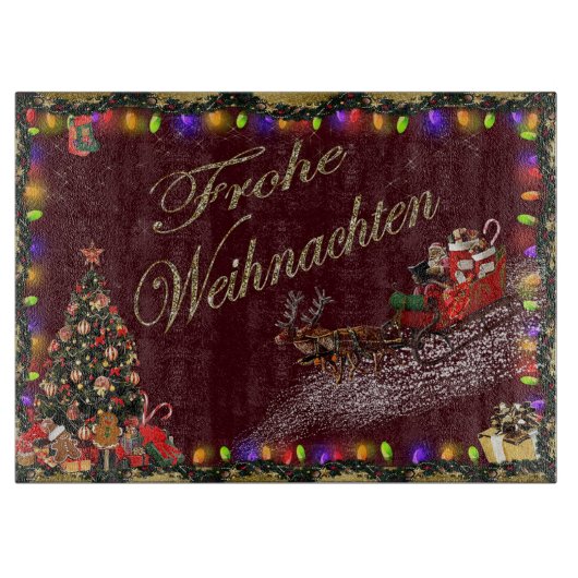 Planche À Découper Frohe Weihnachten (Devant)