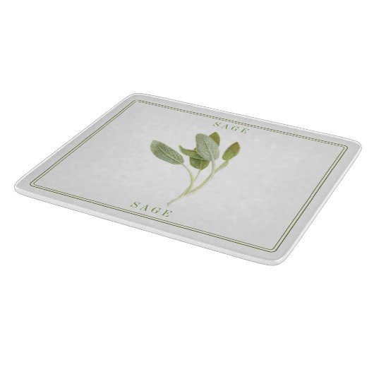 Planche À Découper FROIDE SAGE 6x7 Panneau de coupe en verre (Coin)