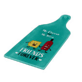 Planche À Découper Fromage Et Vin Best Friends Standard (Coin)