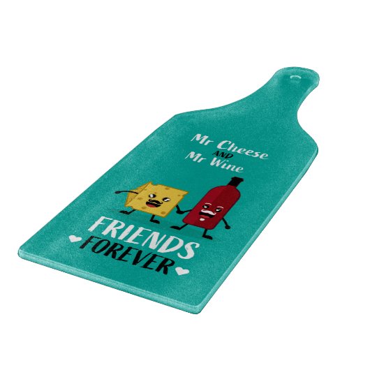 Planche À Découper Fromage Et Vin Best Friends Standard (Coin)