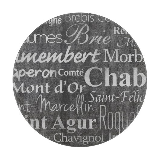 Planche À Découper fromage français (Devant)