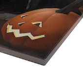 Planche À Découper Frontière Collie Citrouilles Halloween effroi (Coin)