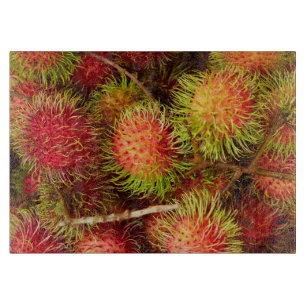 Planche À Découper Fruit de rambutan au marché de Can Duoc