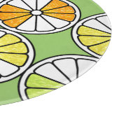 Planche À Découper Fruit De Tranches D'Agrumes, Été Sans Fruit. (Coin)
