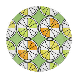 Planche À Découper Fruit De Tranches D'Agrumes, Été Sans Fruit.