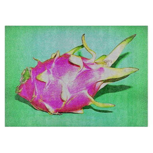 Planche À Découper "Fruit Dragon Lumineux" Belle Photo. Commandez dès (Devant)