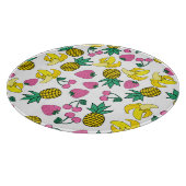 Planche À Découper Fruit Fiesta : Bananes, ananas, fraises (Coin)