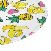 Planche À Découper Fruit Fiesta : Bananes, ananas, fraises (Coin)