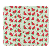 Planche À Découper Fruit Motif de pastèque Melon vert d'été (Devant)