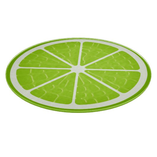 Planche À Découper Fruit Stylisé à la chaux (Coin)