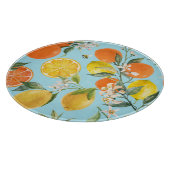 Planche À Découper Fruits Citrus Aquarelle : Dessinés à la Main (Coin)
