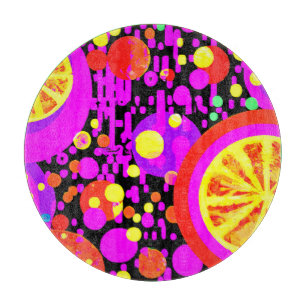 Planche À Découper Fruits colorés Motif