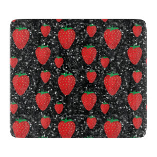 Planche À Découper Fruits de fraises rouges Amateurs de baies sucrées