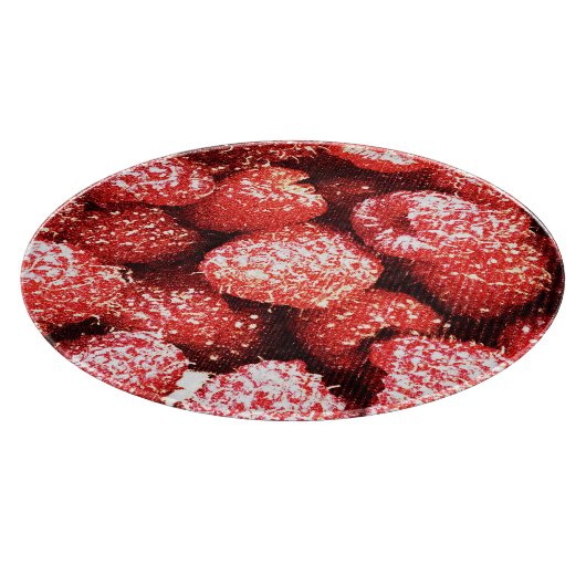Planche À Découper "Fruits de framboises" jolie photo. Commandez dès  (Coin)
