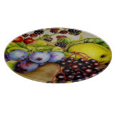 Planche À Découper Fruits de la peinture de beaux-arts de bordure de (Coin)