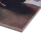 PLANCHE À DÉCOUPER FRUITS DE SAISON 6 - HARICOTS ET ROSE (Coin)