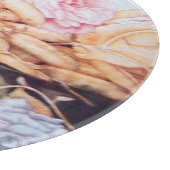 PLANCHE À DÉCOUPER FRUITS DE SAISON 6 - HARICOTS ET ROSE (Coin)