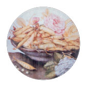 PLANCHE À DÉCOUPER FRUITS DE SAISON 6 - HARICOTS ET ROSE (Devant)