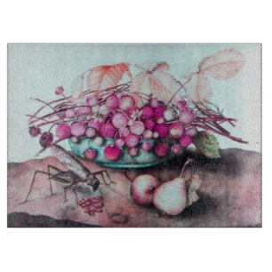 PLANCHE À DÉCOUPER FRUITS DE SAISON / FRAISES ET PEURS