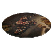 PLANCHE À DÉCOUPER FRUITS DE SAISON -PROSPÉRITÉ/ RAISINS HANGÉS (Coin)