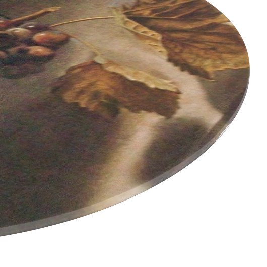 PLANCHE À DÉCOUPER FRUITS DE SAISON -PROSPÉRITÉ/ RAISINS HANGÉS (Coin)