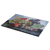 PLANCHE À DÉCOUPER FRUITS DE SAISON / RAISONS BLANCHES ROUGES ET PEUR (Coin)