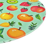 Planche À Découper Fruits d'été Conception transparente (Coin)
