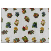 Planche À Découper Fruits et fleurs vintages (Devant)